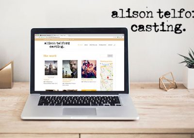 Alison Telford Casting brand design