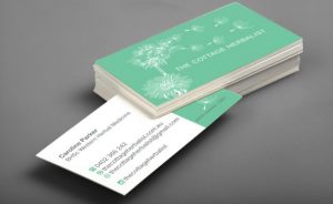 The Cottage Herbalist business cards