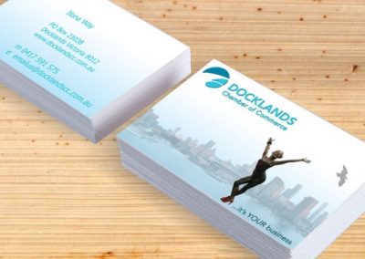 Docklands cChamber of Commerce business cards