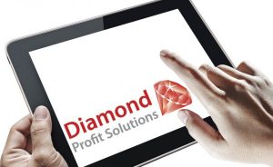 "Diamond Profit Solutions" identity design