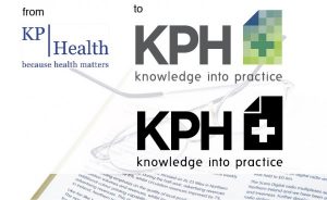 "KP Health" identity re-design