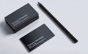 Terence Sweeney business cards