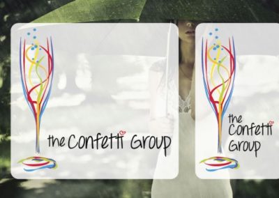 "Confetti Group" identity design